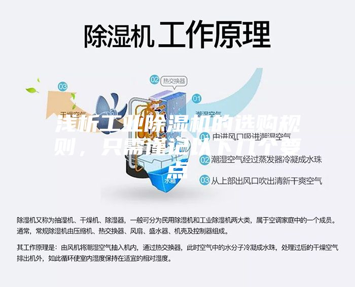 淺析工業(yè)除濕機的選購規(guī)則，只需謹(jǐn)記以下幾個要點