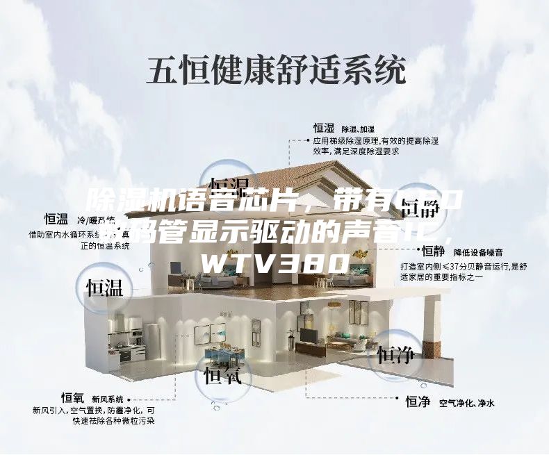 除濕機(jī)語(yǔ)音芯片，帶有LED數(shù)碼管顯示驅(qū)動(dòng)的聲音IC，WTV380