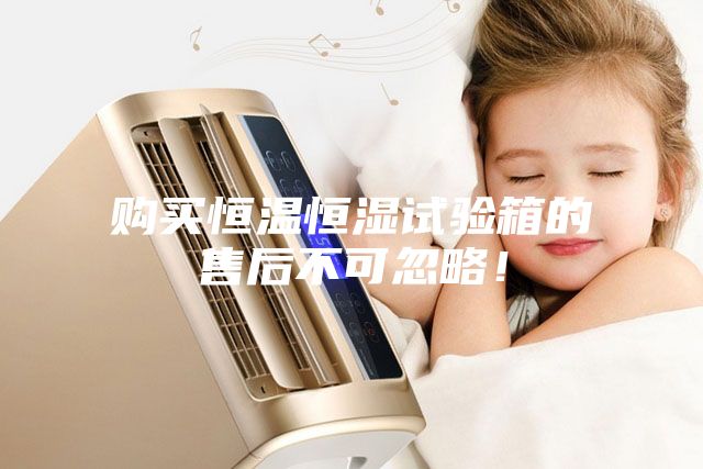 購(gòu)買恒溫恒濕試驗(yàn)箱的售后不可忽略！
