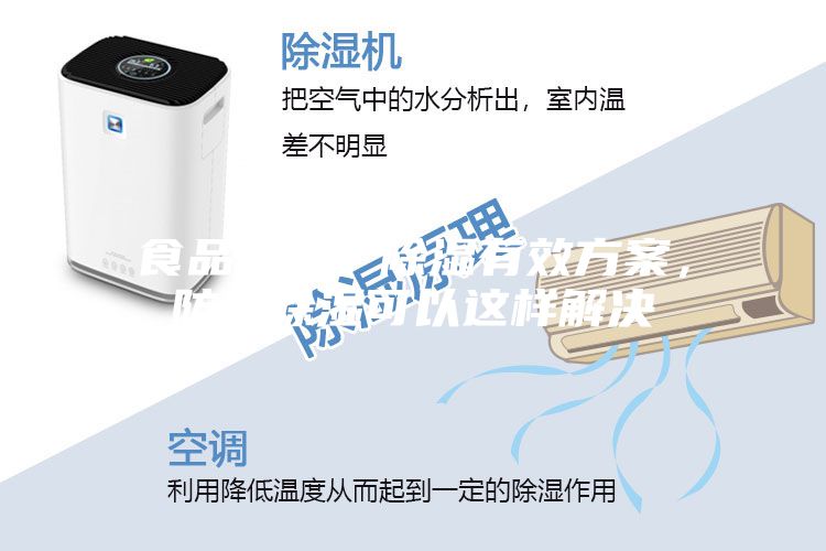 食品加工廠除濕有效方案，防潮除濕可以這樣解決