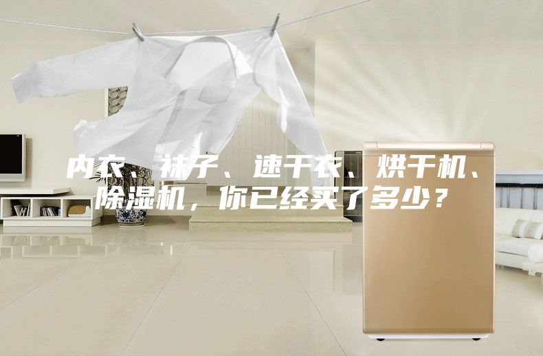 內(nèi)衣、襪子、速干衣、烘干機(jī)、除濕機(jī)，你已經(jīng)買了多少？