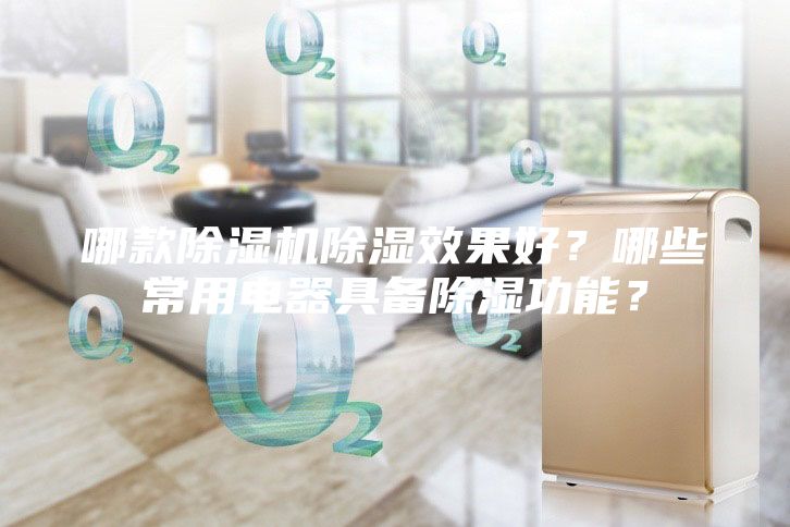 哪款除濕機除濕效果好？哪些常用電器具備除濕功能？
