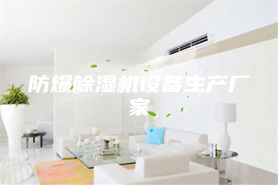 防爆除濕機設(shè)備生產(chǎn)廠家