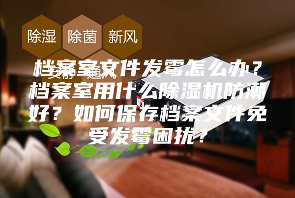 檔案室文件發(fā)霉怎么辦？檔案室用什么除濕機(jī)防潮好？如何保存檔案文件免受發(fā)霉困擾？