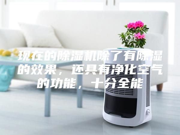 現在的除濕機除了有除濕的效果，還具有凈化空氣的功能，十分全能